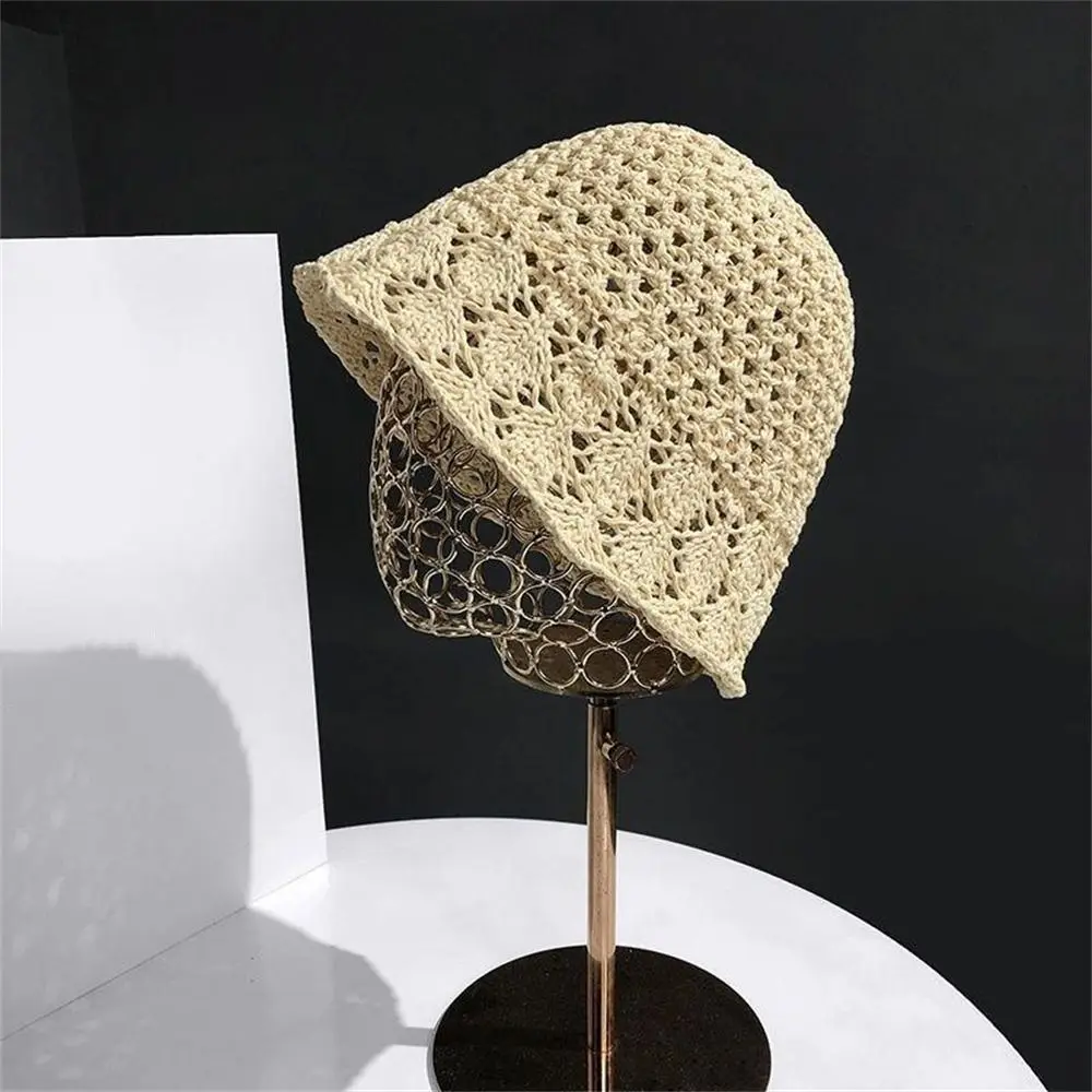 Дышащая Солнцезащитная шляпа для отдыха с защитой от УФ-лучей рыбацкая ажурным