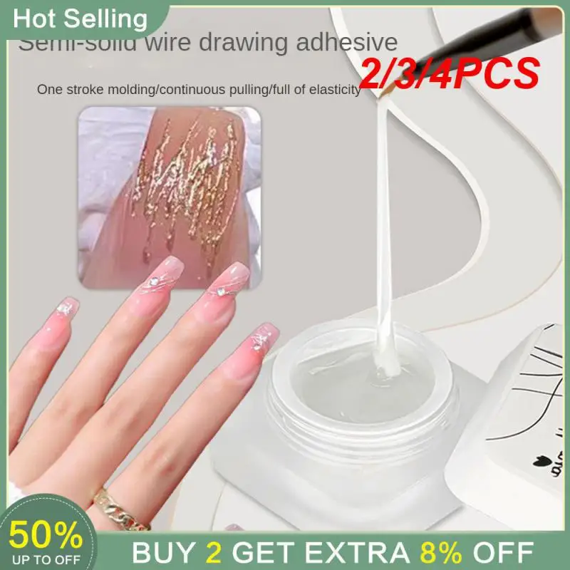 

2/3/4 шт., Прозрачный Гель-лак для ногтей