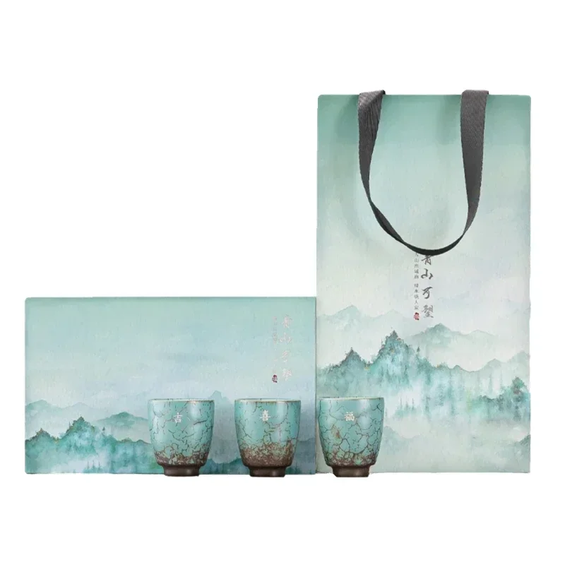 Подарочная коробка чашки для эспрессо японская керамическая чайная чашка