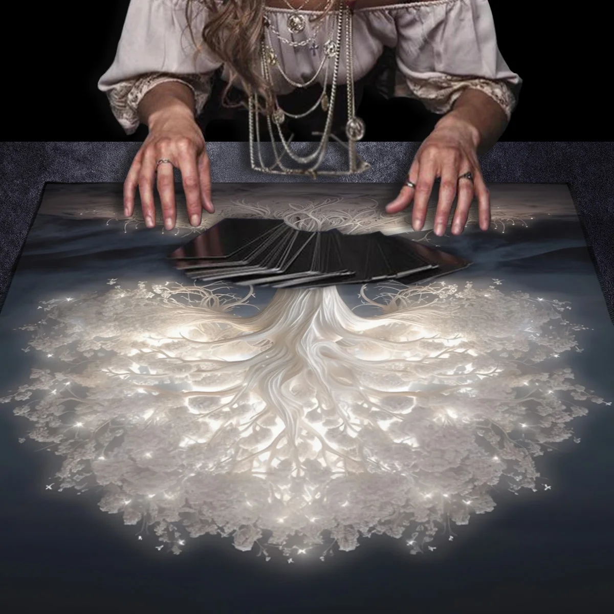 

Скатерть для Таро LVJIA Дерево Жизни 50x50 см / 75x75 см