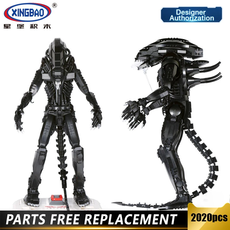 

XingBao 04001 2020 шт. высокотехнологичная оригинальная серия фильмов робот-инопланетянин MOC Набор строительных блоков Кирпичи DIY сборка Робот Моде...