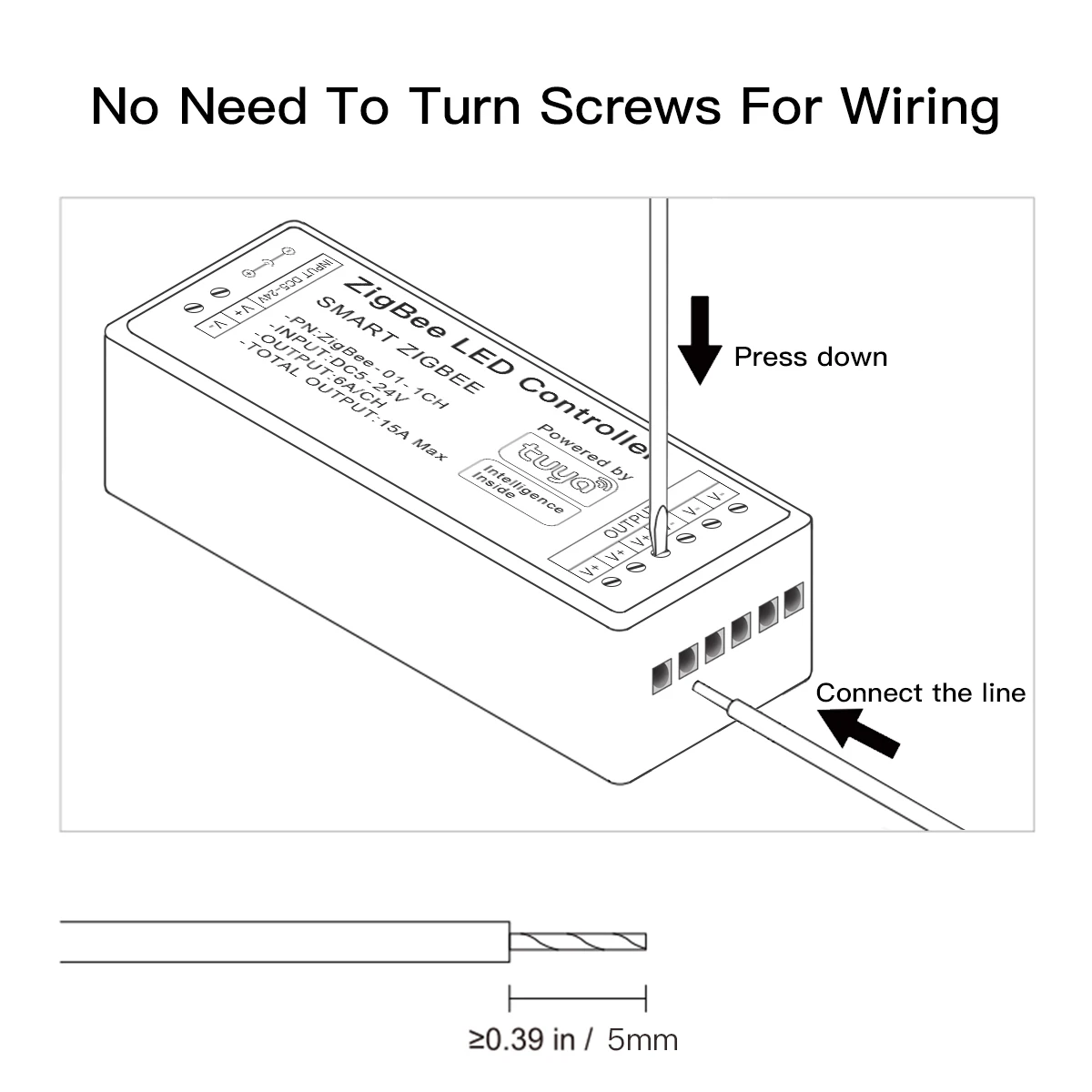 Контроллер Mannanov Zigbee RGB голосовой пульт дистанционного управления