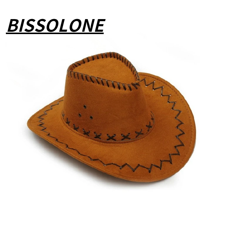 

Высококачественная унисекс ковбойская шляпа BISSOLONE для косплея в западном стиле