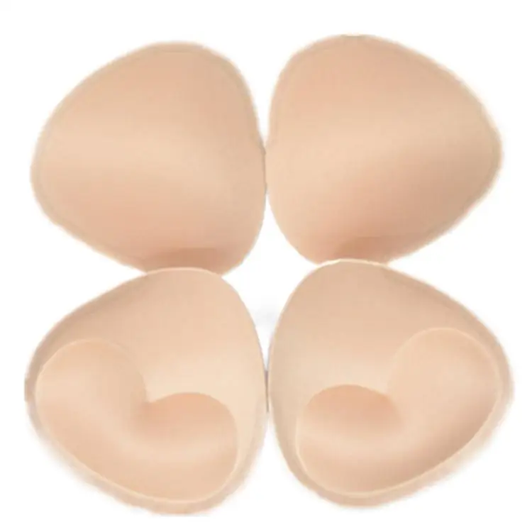 50pairs Insert Push Up Removeable Enhancer thick Bra Pads cups Swimsuit Bikini thin Sponge Bra Pad wholesale