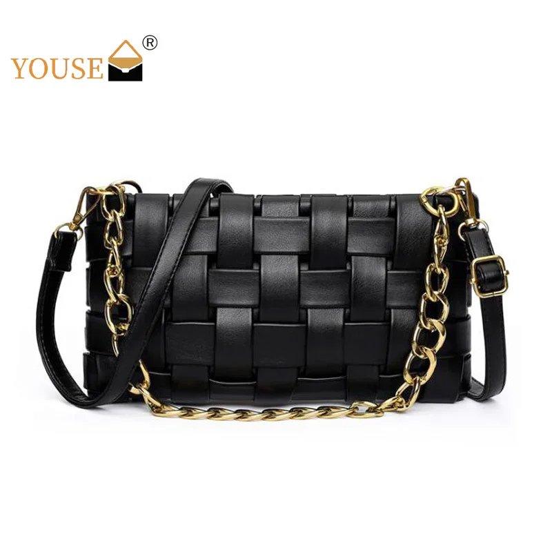 

Luxury Designer Crossbody Bags For Women Fashion Handbags PU Leather Flap Chain Shoulder Solid Ladies Messenger Dropshipping