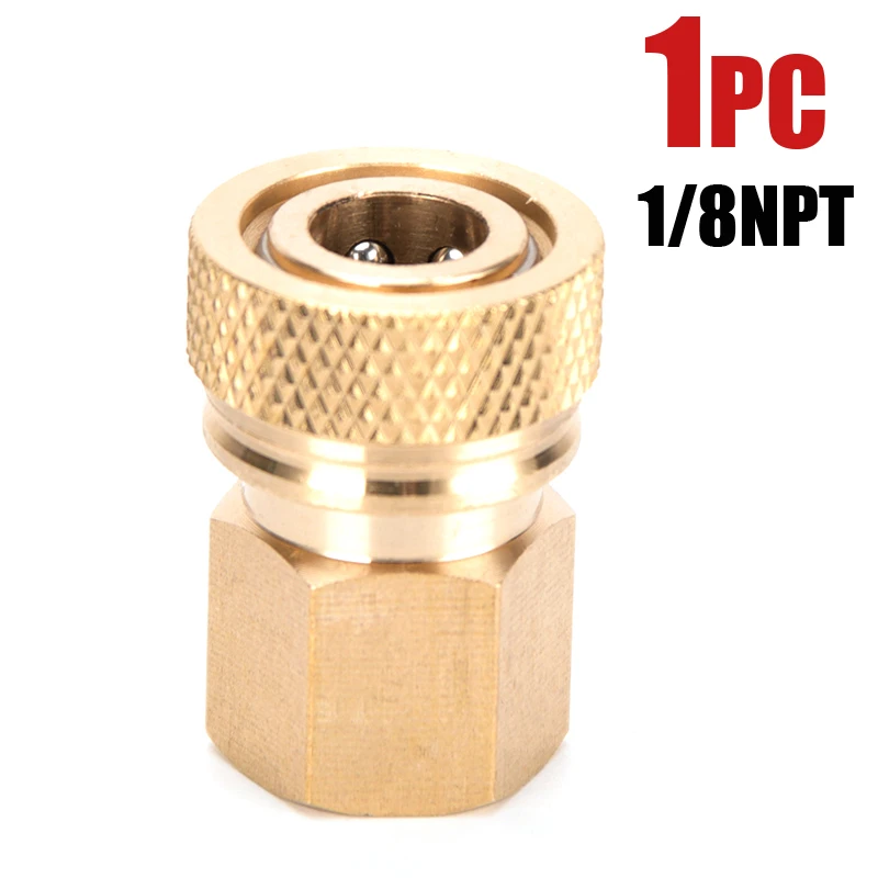 

Резьба M10x1, 1/8NPT 1/8BSPP, внутренняя быстроразъемная разъединительная муфта 8 мм, разъемы для воздушного заправки, медные фитинги, утолщенные, 1 шт./компл.