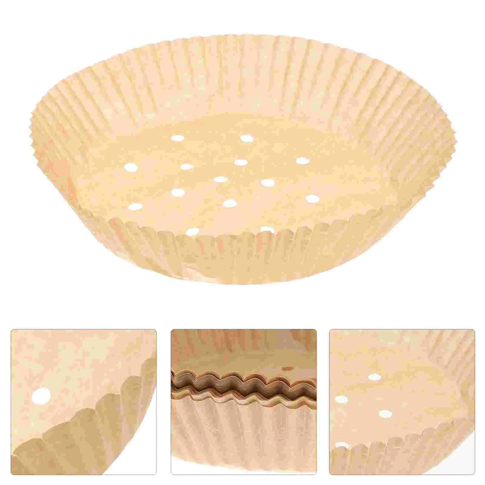 

Air Fryer Paper Liners Liner Airfryer Disposable Parchment Baking Stick Non Cupcake Disposalaccessories Pan Fryers Pastry