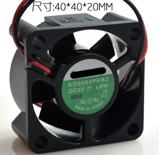 Новый оригинальный вентилятор KD0504PKB2 5 в 1,0 Вт 40*40*20