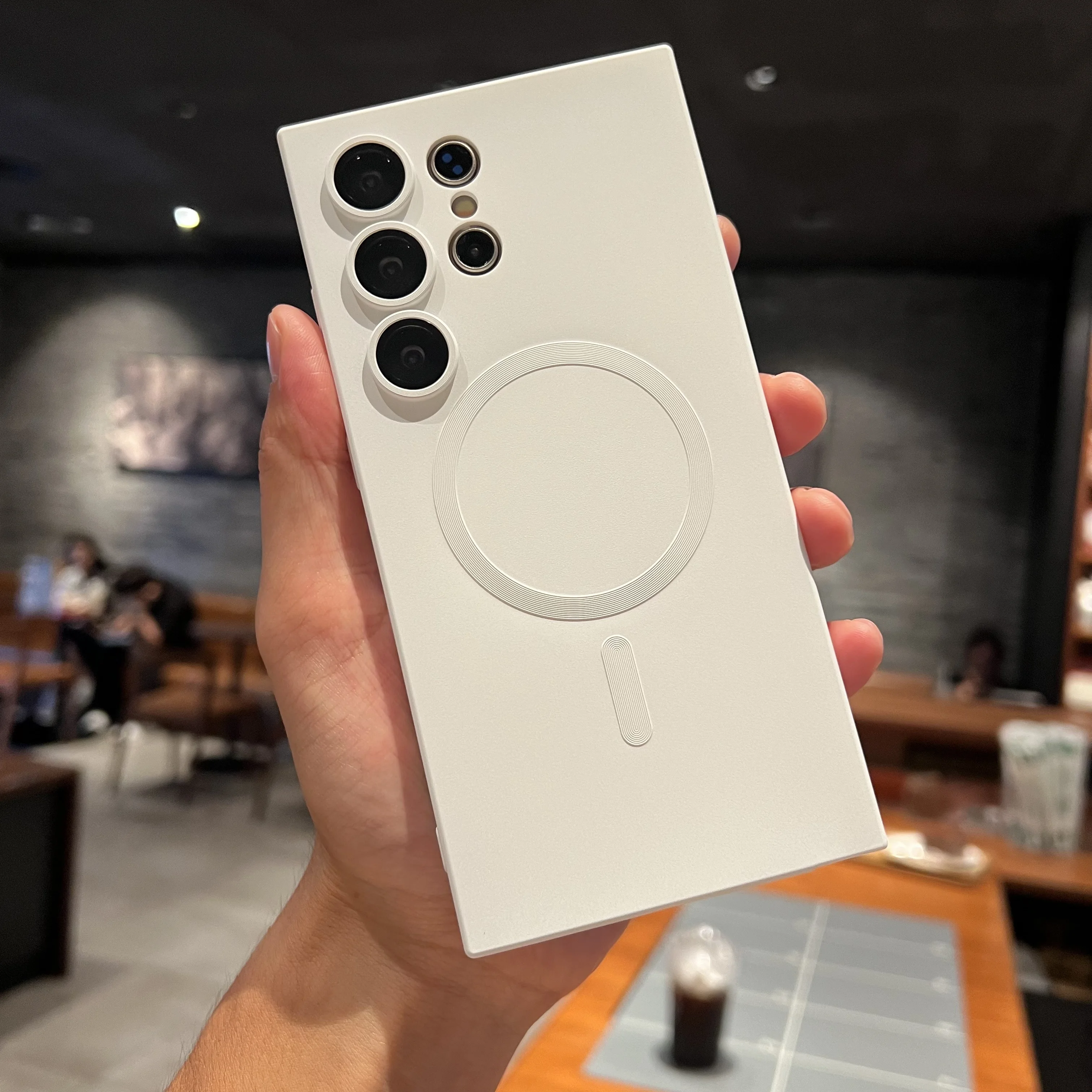 Роскошный Магнитный чехол Magsafe для Samsung Galaxy S23 S24 S22 Ultra Plus S21 S20 FE Note 10 20 A35 A55 A05 A15