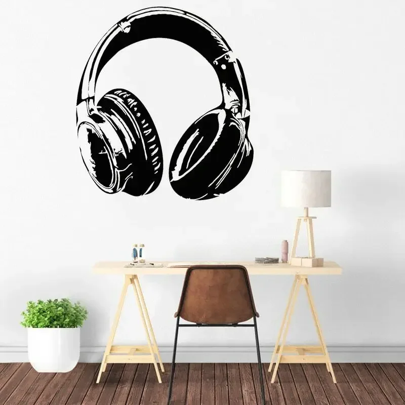Наклейки для наушников наклейки на стену любителей музыки аксессуары украшения