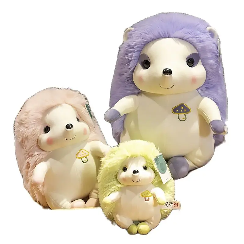 

23-40cm Kawaii Hedgehog Plush Doll Stuffed Animal Soft Plushies Toys Hug Pillow for Girls Boys Home Decor