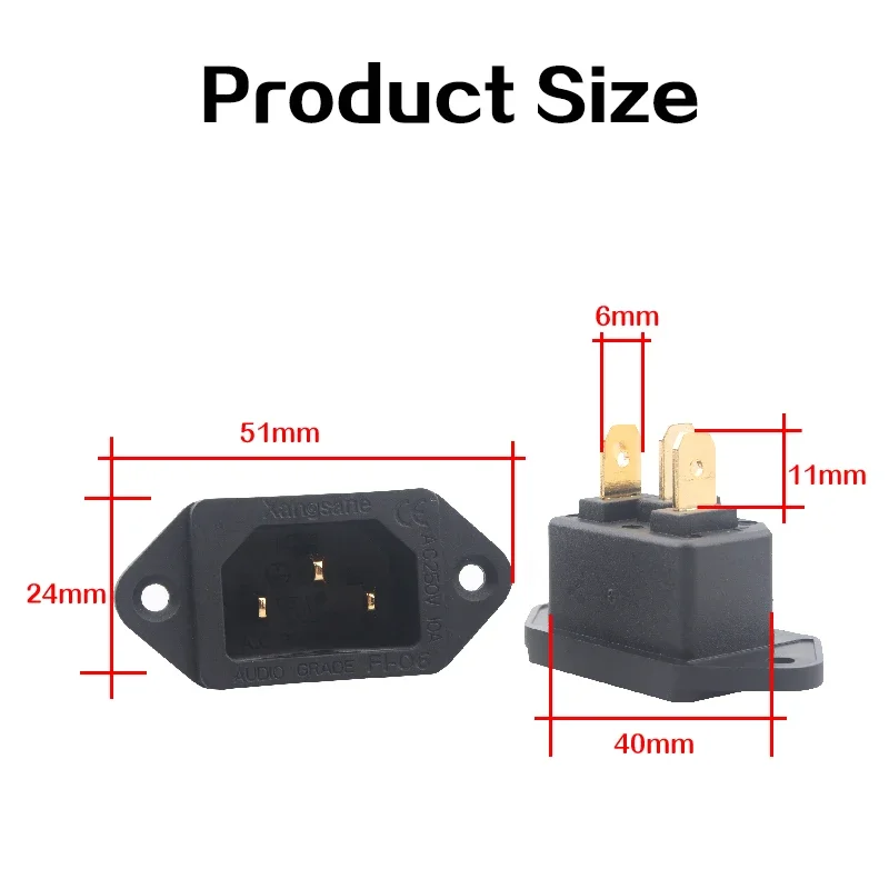 Разъем HiFi Audio C13 IEC