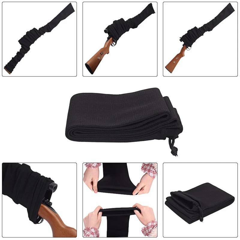 

2022 Rifle Gun Socks 54"/14" Tactical Hunting Shooting Gun Pistol Protector Cover Holster Silicone Treated Fishing Rod Sleeve