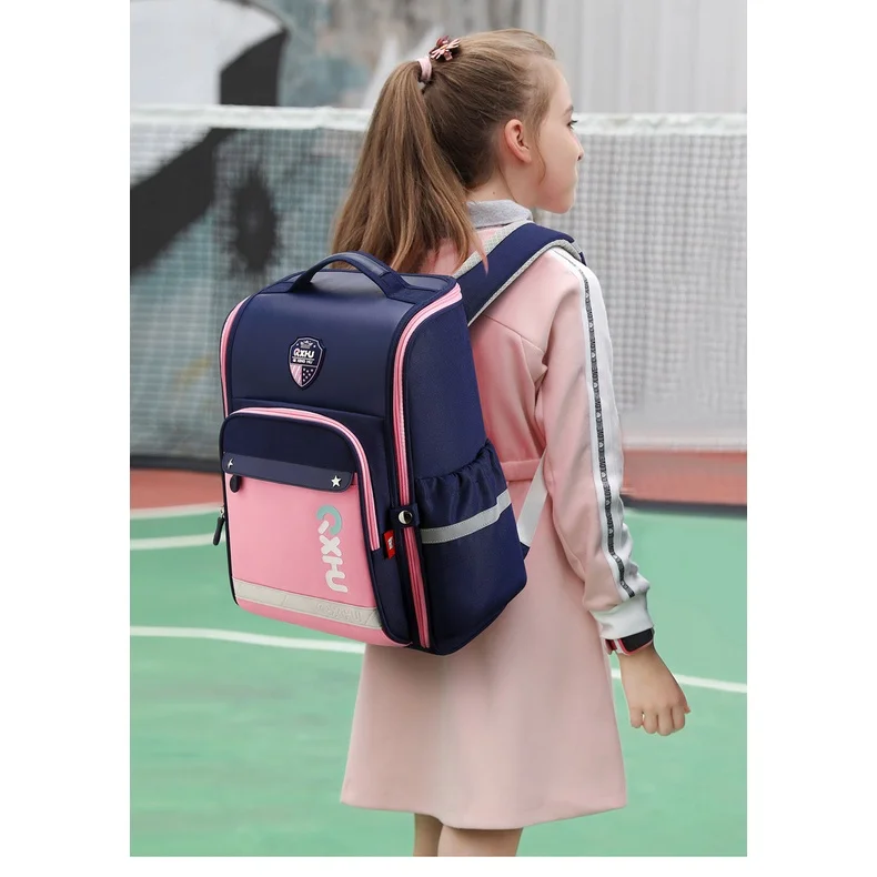 Primary Girl Boy British Style Large Capacity Backpacks for Students 2022 New Children 6-12 Years Old Simple Fashion Schoolbags