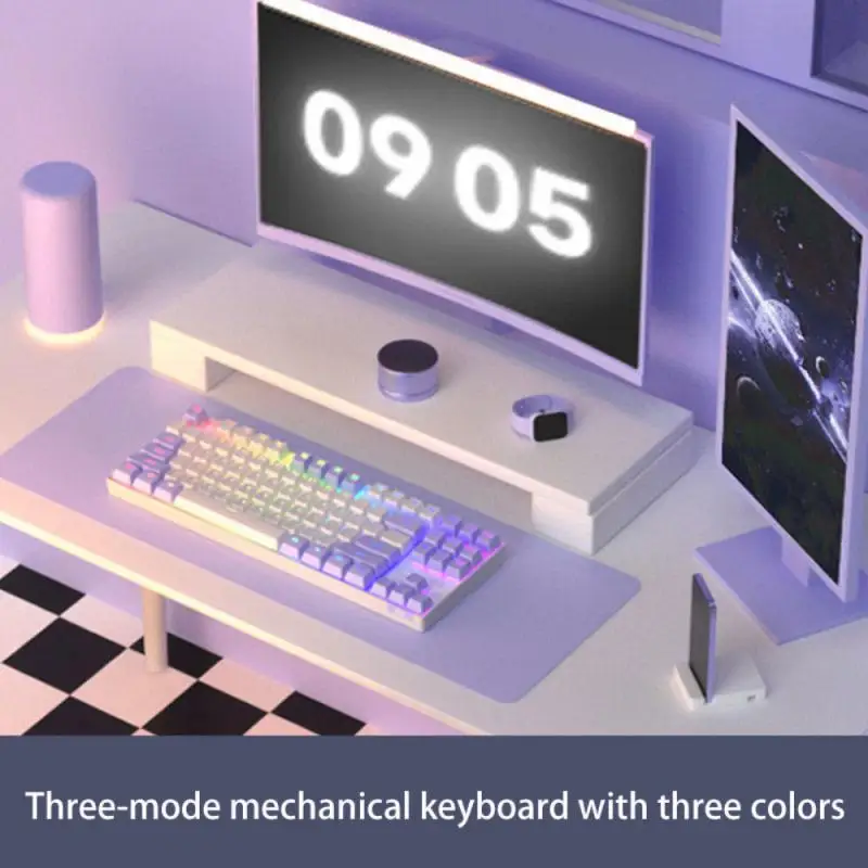 

Клавиатура для дома, эргономичный дизайн, прочная беспроводная мышь, длительная работа, 87 клавиш, 87 клавиш, Универсальная металлическая клавиатура с 87 клавишами