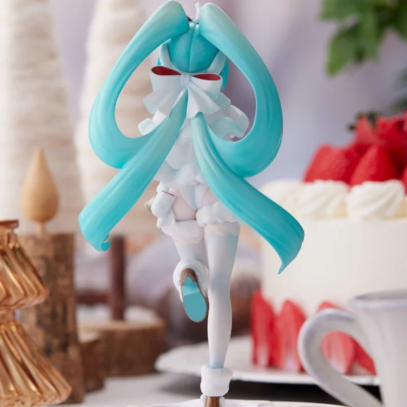 Фото В наличии натуральная Vocaloid Hatsune Miku Exc∞d креативная фигурка SweetSweets Рождественский торт Ver 17 см модель игрушечные фигурки подарки №5