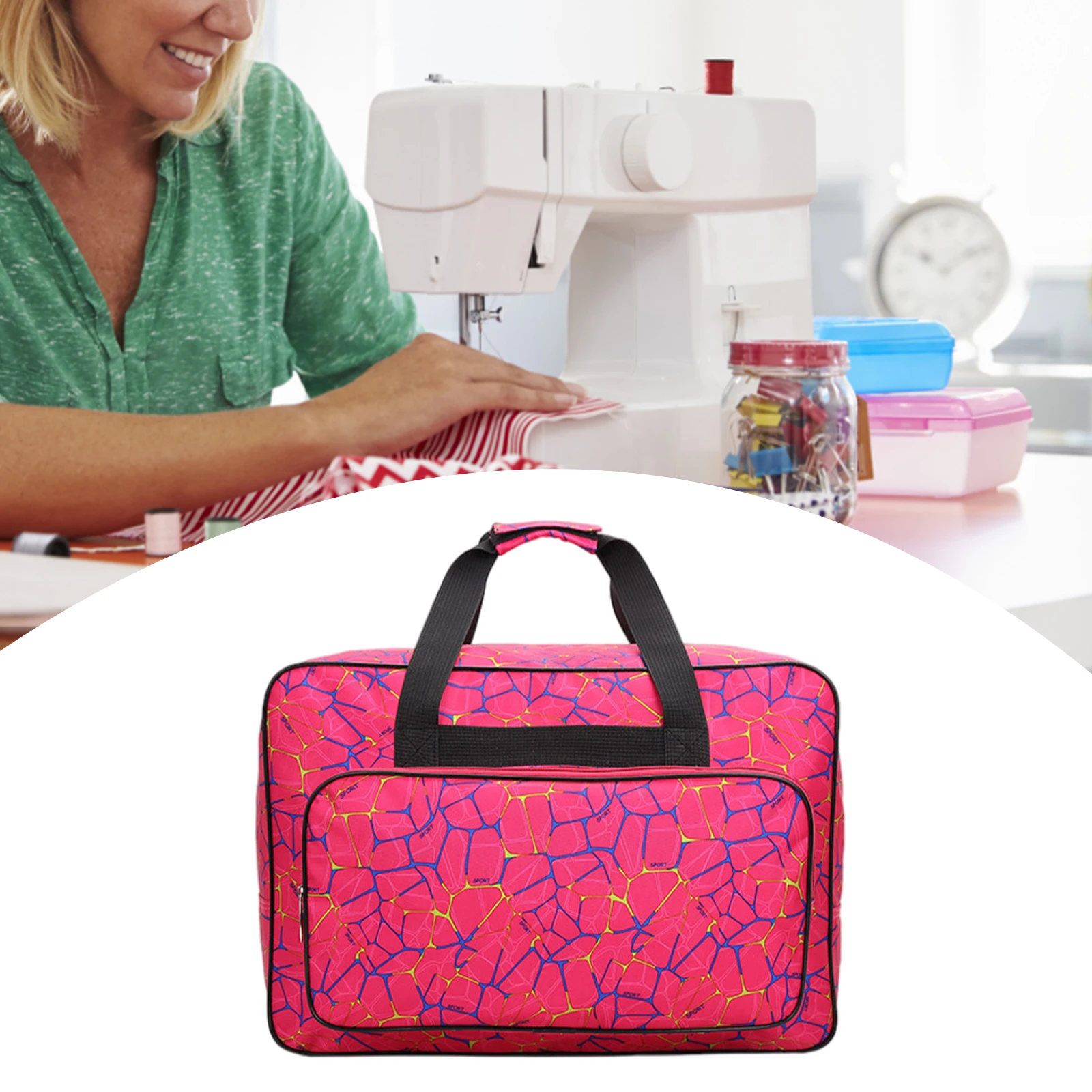 Портативная сумка для хранения швейной машины дорожный держатель аксессуары