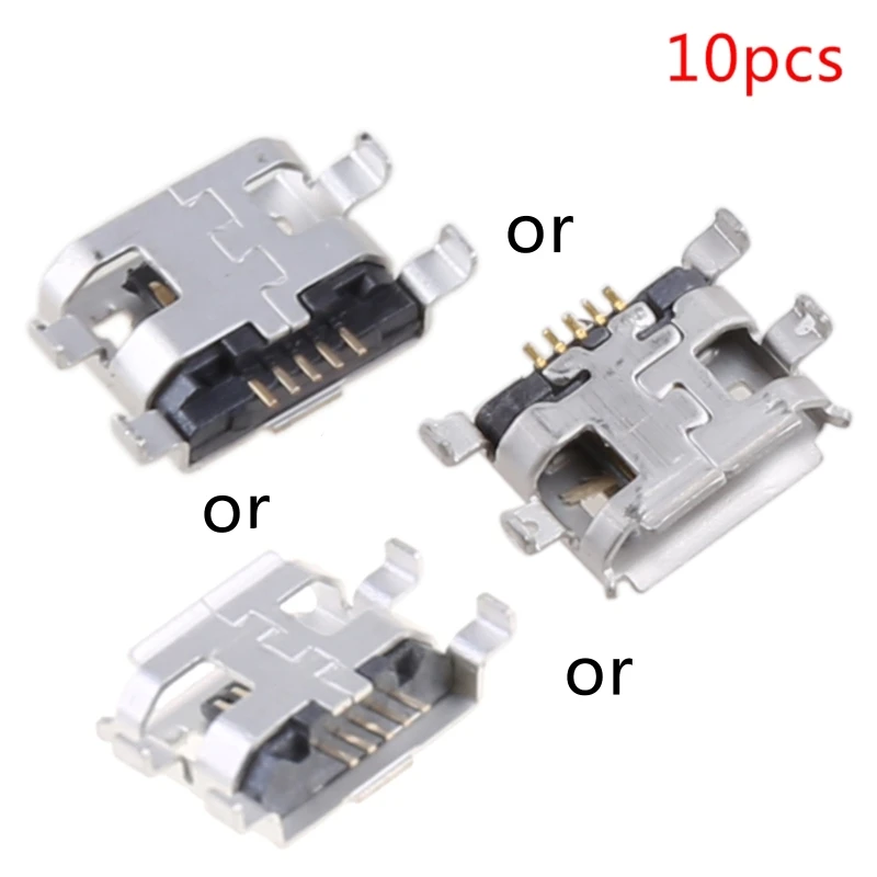 

10 шт. гнездовой разъем Micro USB Тип B 5Pin 0,72 мм для телефона планшета Cha