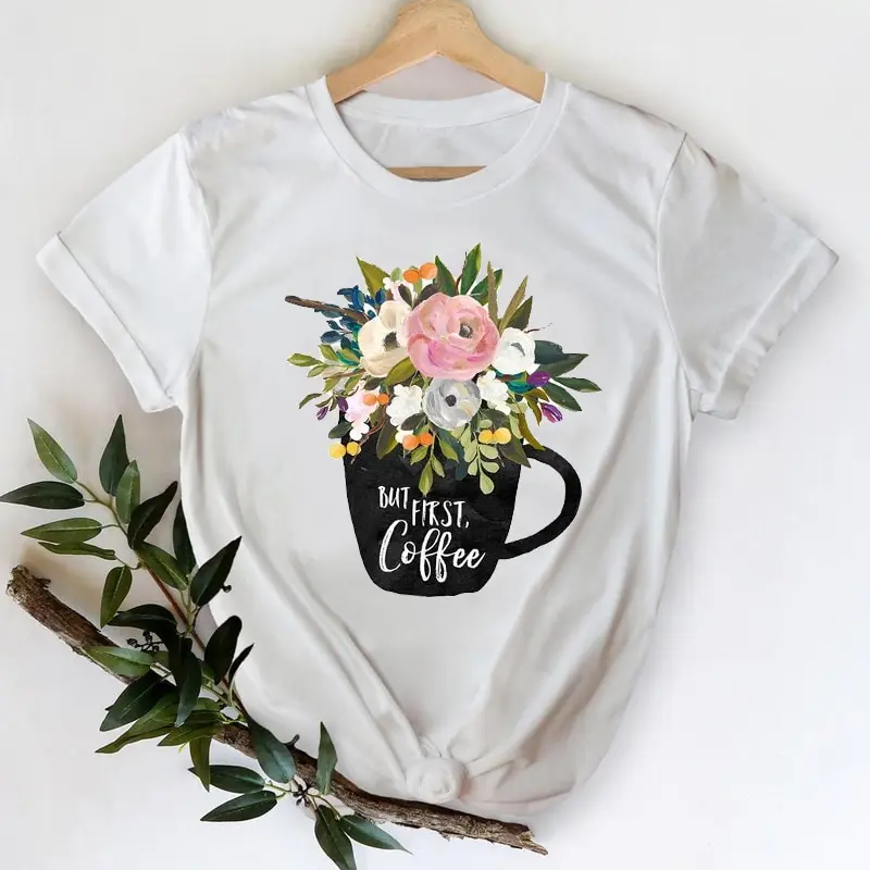 

Anime Oversized T-shirt Roupas Femininas Graphic White Clothing Summer Ladies Clothes Tops White Tees Simple T-Shirts Female