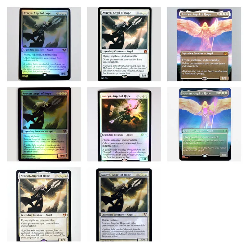 Avacyn Angel of Hope Holo/Foil TCG Волшебные прокси-карты Качество игры Прокси Сборная доска