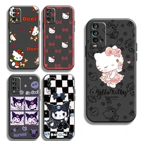 japan anime hello kitty phone cases for xiaomi redmi note 10 10s 10 pro poco f3 gt x3 gt m3 pro x3 nfc smartphone unisex