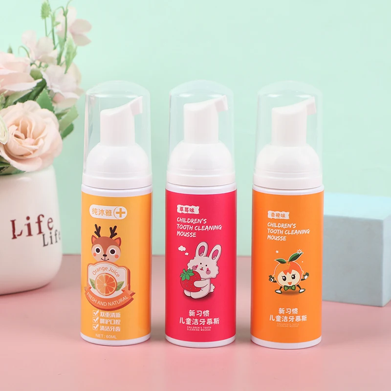 

1Pc 60ml Foam Toothpaste Cleaning Toothpaste Stain Care Whitening Dental Tool