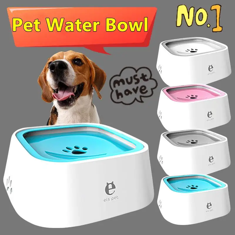 

Floating Bowl Water Drinker Not Wet Mouth Splash Water Cat Bowl Not Sprinkler Water Dispenser