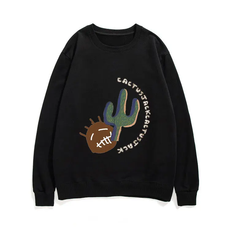 

Cactus Jack Travis Scott Harajuku Letter Logo Print Sweatshirt Regular Man Sweatshirts Men Women Tops Hip Hop Vintage Pullover