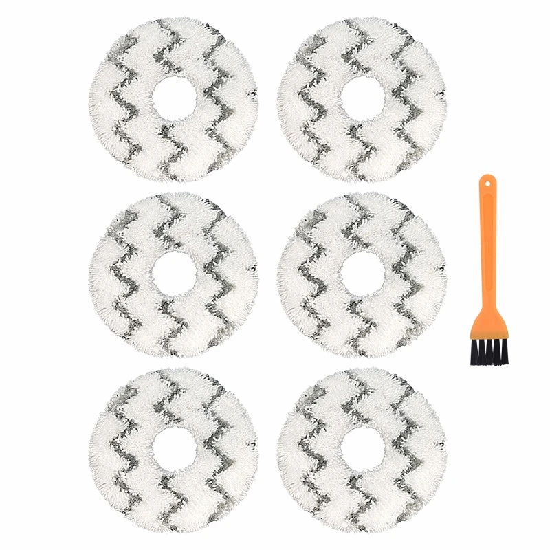 

7Pack For ECOVACS DEEBOT X1 OMNI/TURBO Robotic Vacuum Cleaner Washable Mop Pads Mop Rags Replacement