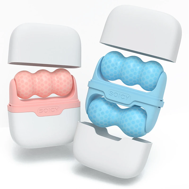 

Ice Roller Face Massagers Summer Cold Massage for Body Eyes Face Lift Skin Maderotherapy Tools 2 in 1 W V Shaped Dermaroller