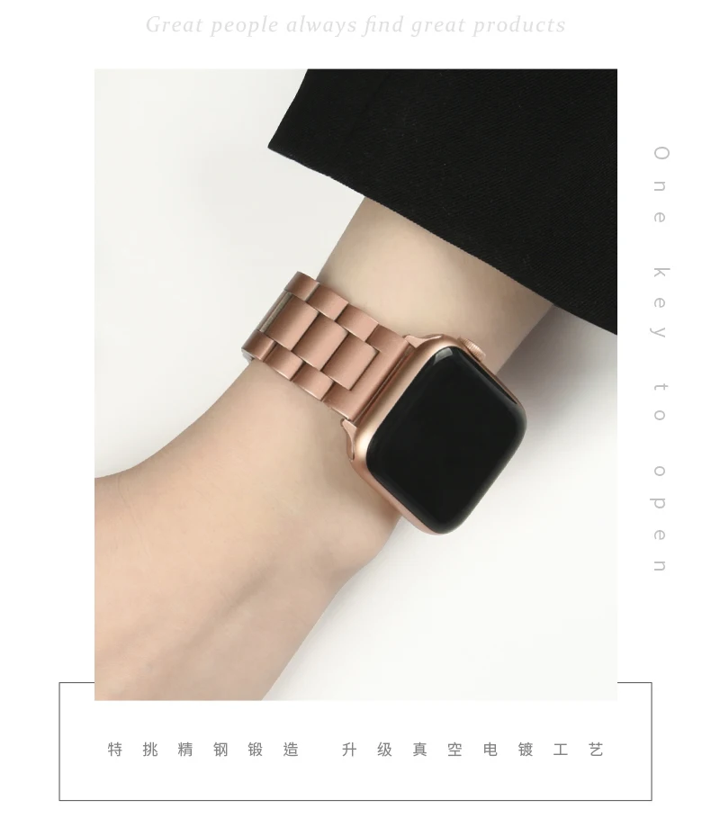 Top Quality Stainless Steel Strap For Apple Watch Ultra 49mm Series Band 42mm 45mm 38mm 40mm Watchband for iwatch 8 7 6 5 4 3 2