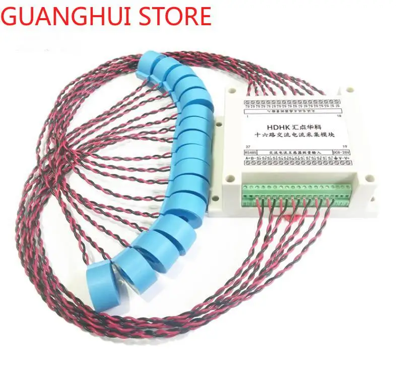 Многоканальный 16-канальный модуль измерения частоты переменного тока RS485 датчик