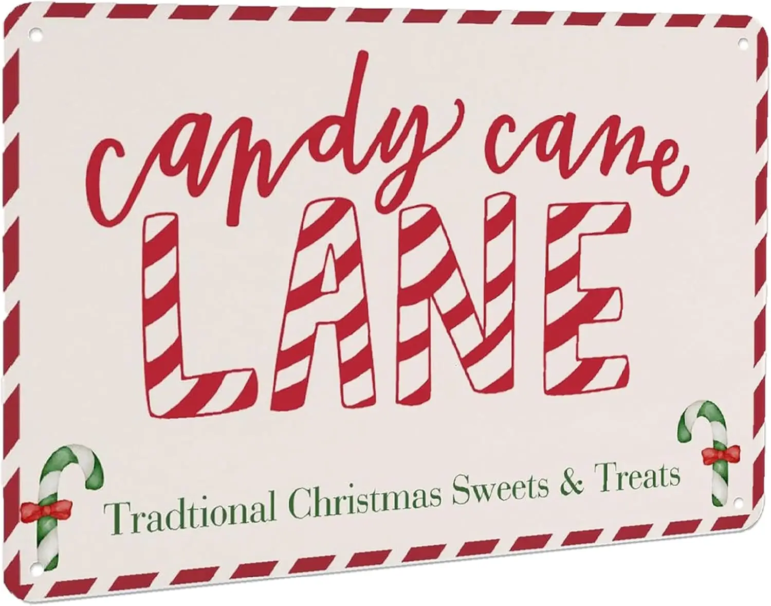 dy e Lne Vntge Metl Tn Sgn Chrstms Sweets nd Trets Wll Home Cfe Pry Frmhouuse Br Resturnts Decor 812 nch