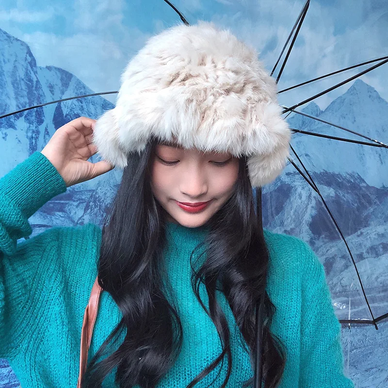 

Модная пушистая теплая зимняя Панама из искусственного меха, головные уборы, уличная шапка для бассейна