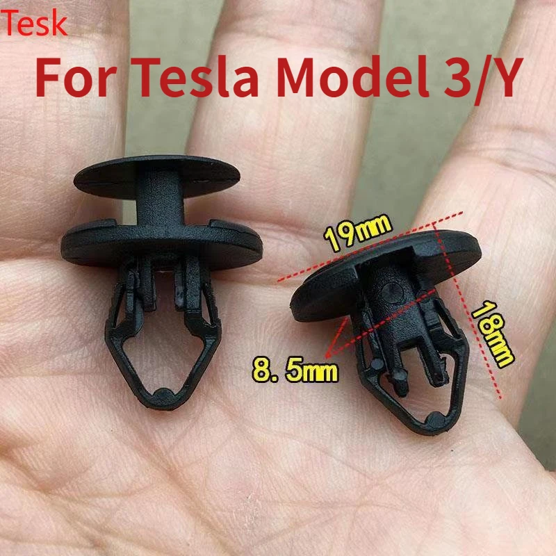 Suitable for Tesla Model3 Model Y front bumper engine lower guard plate buckle original factory fixed clip