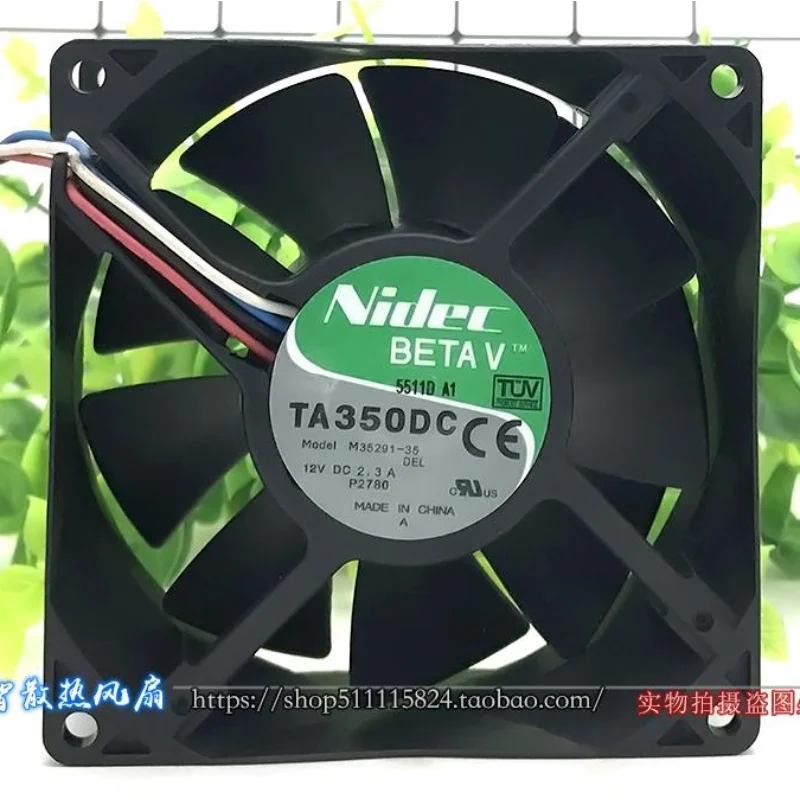 Оригинальный новый вентилятор ЦП для нидека M35291-35 12 В 2.3A 4-контактный ШИМ большой вентилятор охлаждения воздуха 9038 9 см 90 × 90 × 38 мм