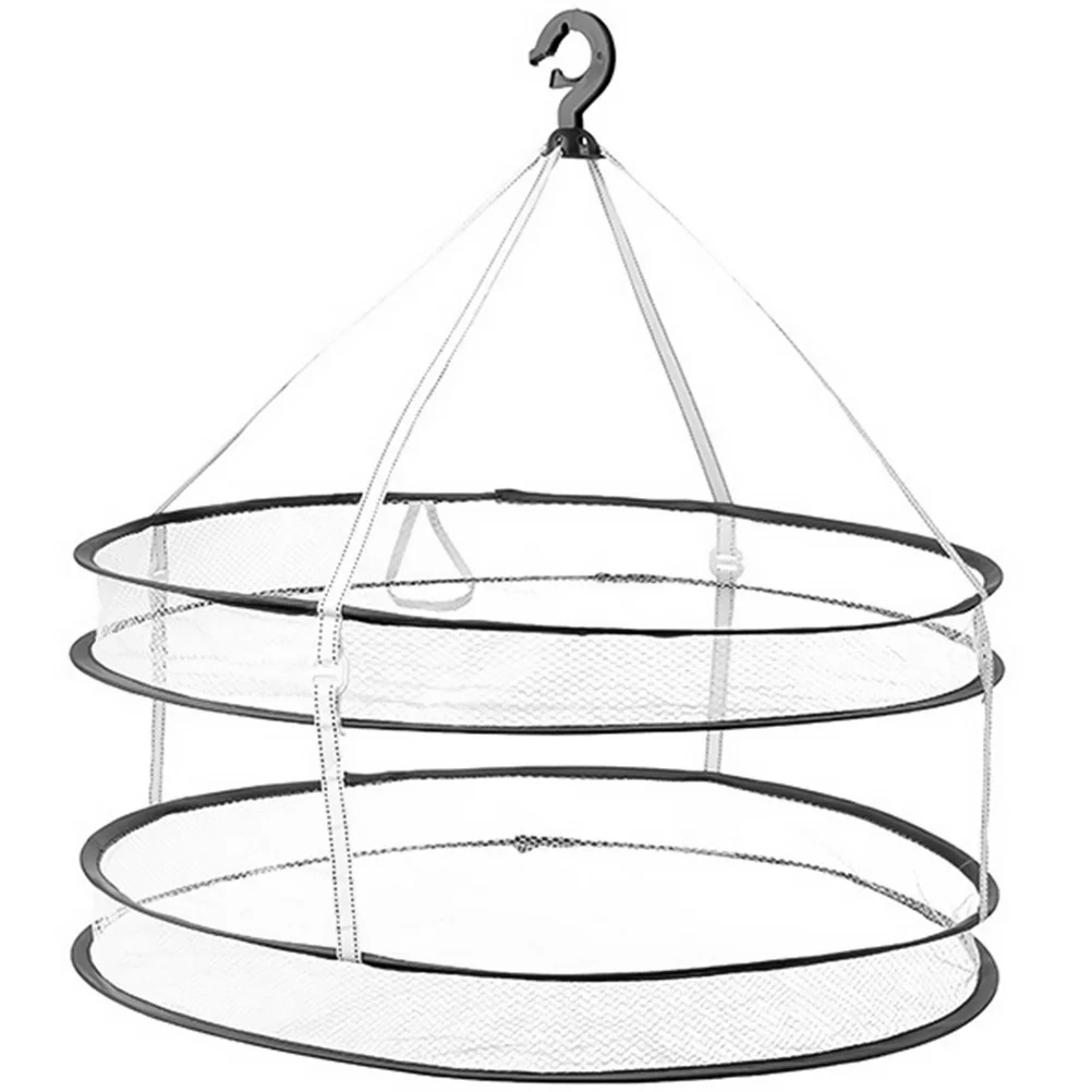

Drying Dryer Clothes Rack Hanging Net Mesh Laundry Sweater Basket Hanger Cloth Foldable Folding Flat Collapsible Air Dry Hangers