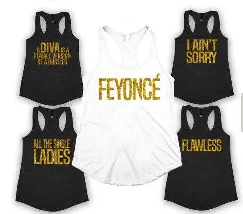 

custom text Feyonce wedding Bride Bridesmaid tees tank tops singlets Bachelorette t shirts gift bridal party favors decorations