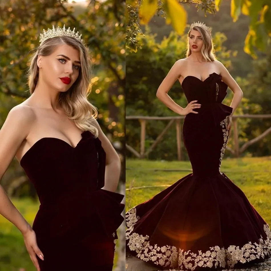 Вечерние платья с юбкой-годе без бретелек Сексуальное Милое Платье лямкой на шее