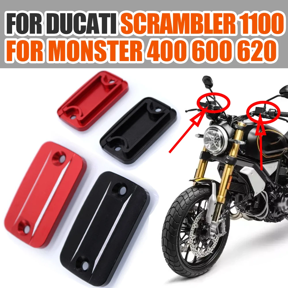 

For DUCATI Scrambler 1100 MONSTER 400 600 620 M400 M600 Motorcycle Accessories Front Brake Fluid Tank Reservoir Cover Oil Cap