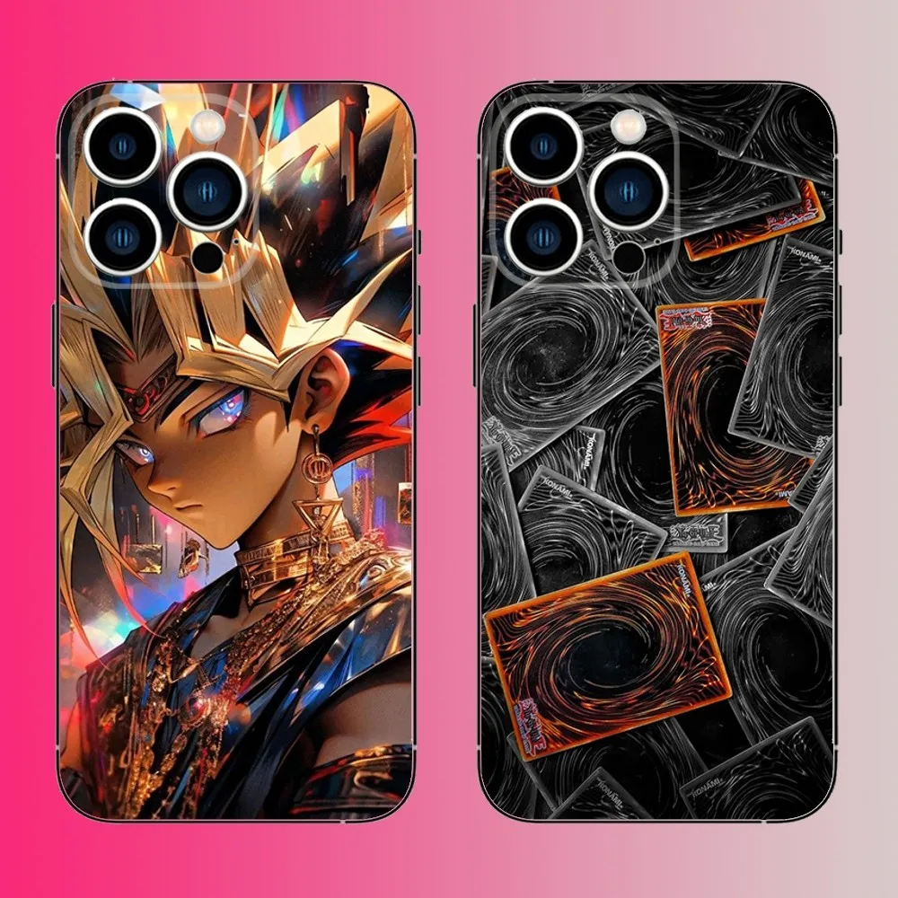 Yu gi oh Yami Atem Phone Case For iPhone 16 15 14 13 12 11 Pro Max Plus Mini X XS XR 8 7 6 S SE Soft Black