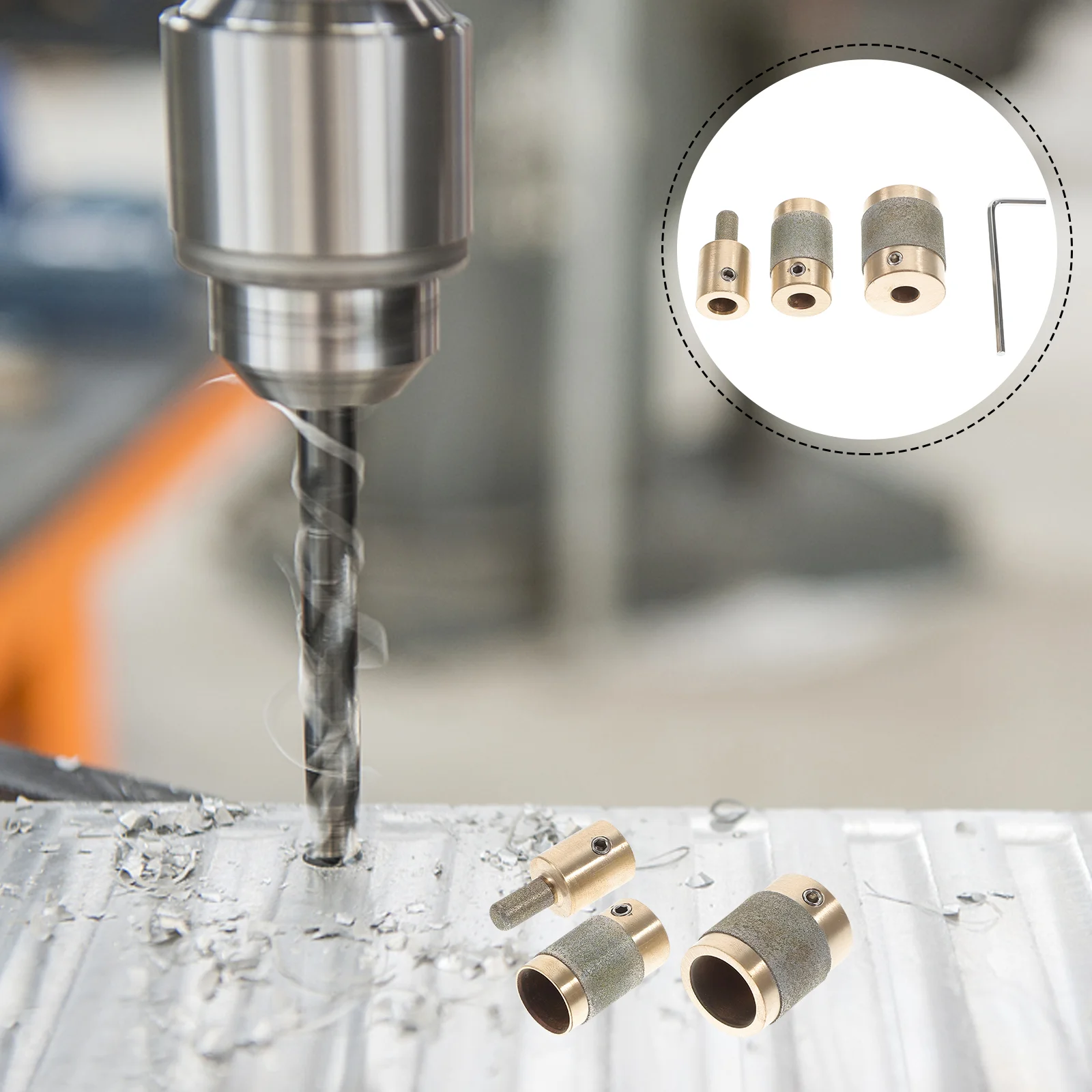 

Glass Grinder Bit Drill 3/4 Inch Grinding Wheel Bits Stained Electric Tool Accessories Head Corundum Diamond Tipped