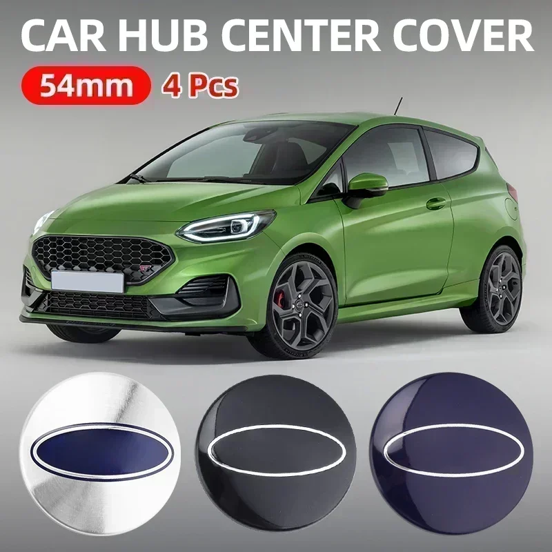 Комплект Из 4 Центральных Колпачков Для Колес Диаметром 54 Мм Ford Focus Mk2/Mk3 Fiesta Ranger