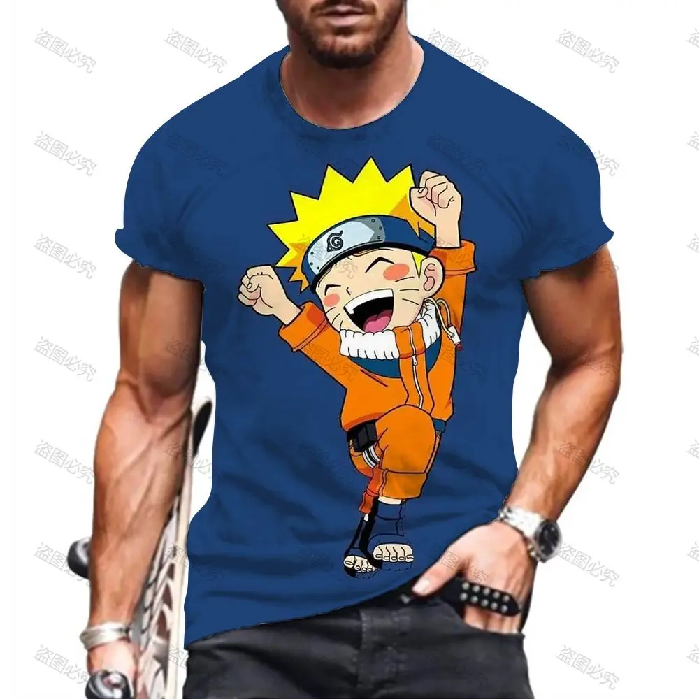 

Naruto Clothing Anime Men's T-shirt Gift High Quality Essentials 110-6xl Trend Shirts Y2k Clothes 2024 New Streetwear Fashion