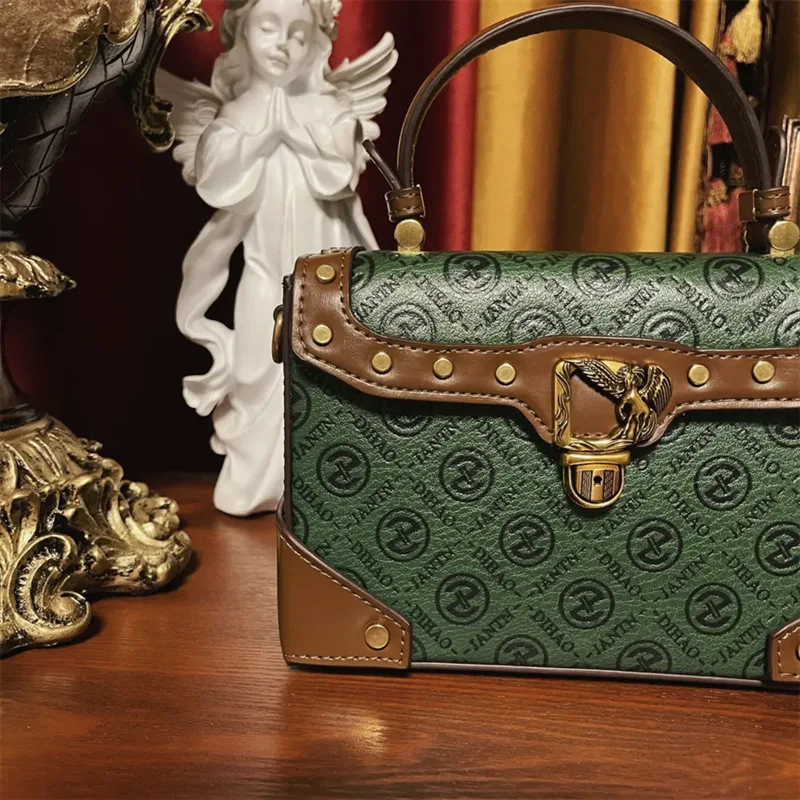 Luxury brand Wizard of Oz retro box bag women's bag 2023 new high-end luxury one-shoulder cross-body crossbody bags for