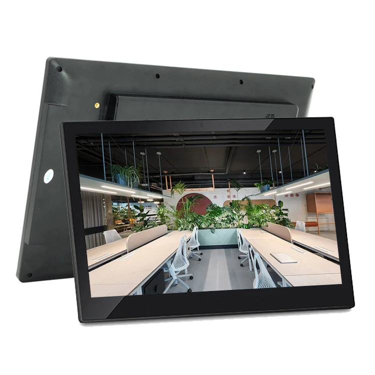 Фото 2026unique Portworld Digital Signage POE Kiosk Оптовая продажа E-мен Android Все в одном Высококачественный 15,6-дюймовый рекламный плеер №2