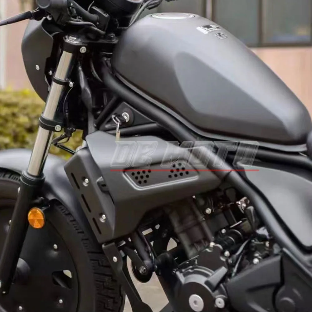 Фото Декоративная защитная накладка на боковую панель двигателя для Honda Rebel CM300 (не требует доработок) №4