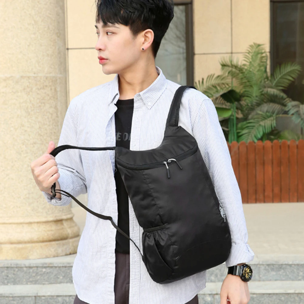 

Outdoor Cycling Backpack Foldable Waterproof Sports Bag Ultralight Breathable Hiking Climbing Daypack Travel Storage Bag 1pc New