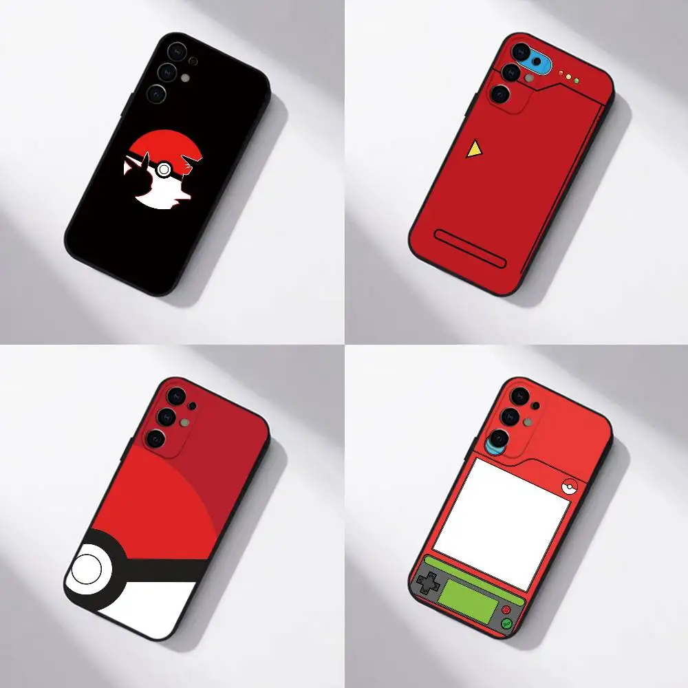 Фото Чехол P-Pokedex Alt для телефонов Samsung S25, S24, S21, S22, S23, S30, Ultra, S20, Plus, FE, Lite, Note, 10, черный №1