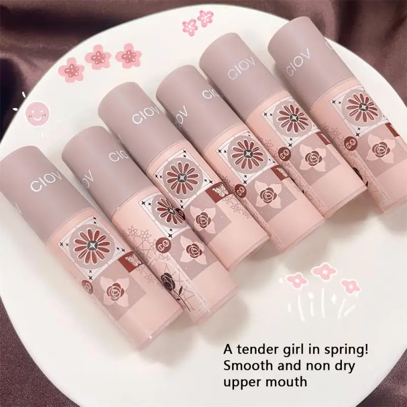 

Kaleidoscope Lip Mud Not Easy To Fade Lipstick Velvet Foggy Matte Waterproof Not Stick Cup Long Lasting No Fade Makeup Cosmetics